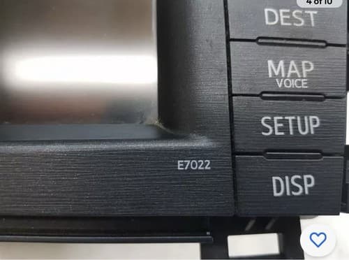 TOYOTA Prius Navigation GPS Radio 4 Disc MP3 CD Player E7022 LCD Display TO129R - Thumbnail 5