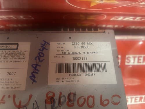 2008-2010 Mazda 5 Audio Equipment AM-FM-CD Radio Stereo Receiver MA120U - Thumbnail 5