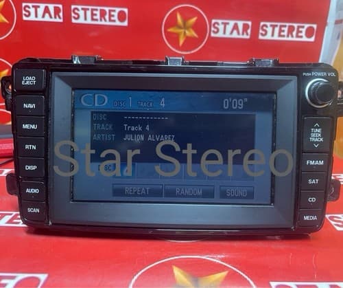 Mazda CX9 CX-9 OEM 6 Disc CD Changer NAVIGATION Touch Screen LCD Display System - Thumbnail 2