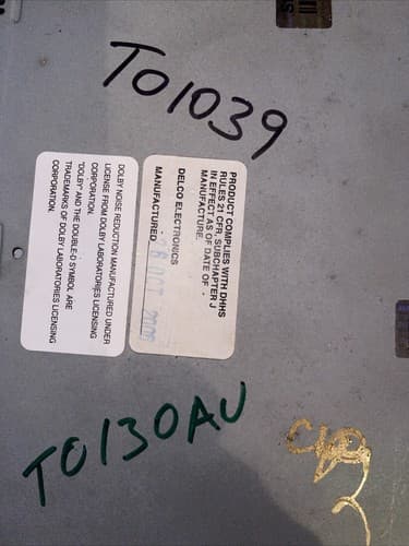 2005-06 Toyota Camry AM FM Radio Receiver CD Cassette 86120-AA170 AD6809 TO130AU - Thumbnail 4