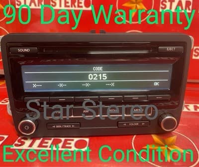 2011-2016 Volkswagen Beetle Jetta Passat 1K0-035-164-D Radio CD Player OEM - Thumbnail 2