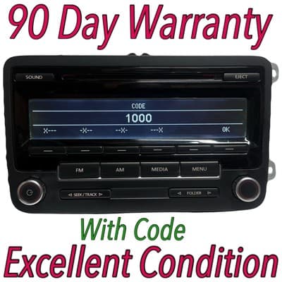 2011-2016 Volkswagen Beetle Jetta Passat 1K0-035-164-D Radio CD Player OEM - Image 1