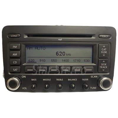 2009-2017 Volkswagen Golf Jetta AMFM Radio 6 Disc MP3 3C8 035 180 A OEM VW142U - Thumbnail 3