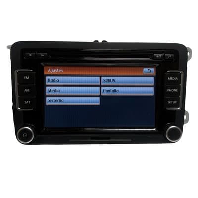 2010-2012 Jetta Passat Golf GTI EOS Beetle Bug Radio 6 CD Player 1K0 035 180 AF - Thumbnail 3