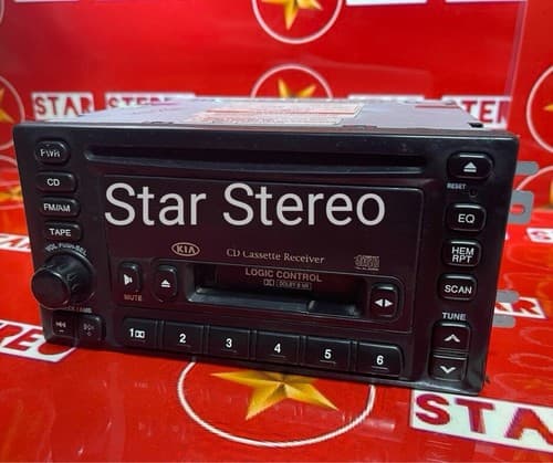 Kia 2002-2005 Sedona AM FM Radio Single CD Cassette Receiver 0K54Y66860B KI147U - Thumbnail 2