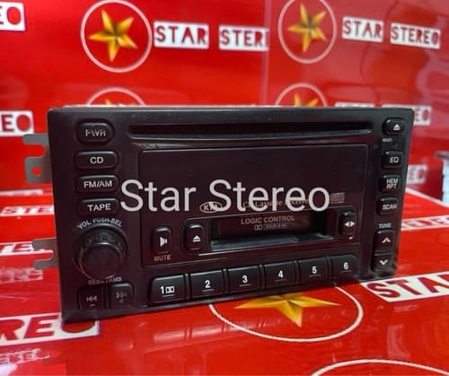 Kia 2002-2005 Sedona AM FM Radio Single CD Cassette Receiver 0K54Y66860B KI147U - Thumbnail 3