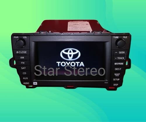 TOYOTA Prius Navigation GPS Radio 4 Disc MP3 CD Player E7022 LCD Display TO129R - Thumbnail 4