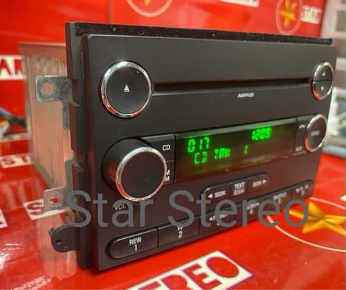 07-09 Ford FUSION Radio Receiver AM-FM-CD-MP3 ID 9E51-18C869-BA FO110U - Thumbnail 3