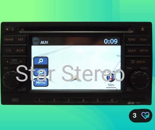 NISSAN Stereo NAVI GPS AM FM XM Radio LCD Display Screen Monitor MP3 CD NI215U - Thumbnail 2