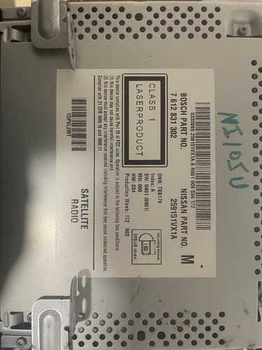 NISSAN Stereo NAVI GPS AM FM XM Radio LCD Display Screen Monitor MP3 CD NI215U - Thumbnail 4