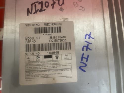 2004 2005 NISSAN ARMADA AM/FM RADIO RECIEVER OEM 281857S410 NI207U - Thumbnail 5