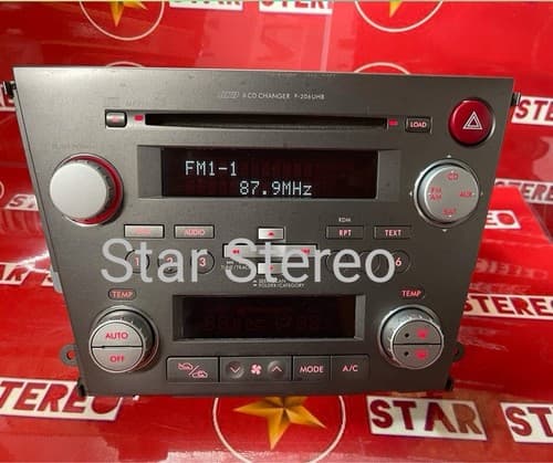 07 08 09 SUBARU Legacy Outback Premium Radio 6 Disc MP3 WMA CD Player SU123AU - Thumbnail 2