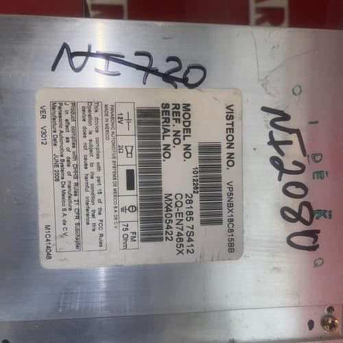 04 05 NISSAN Armada BOSE RDS AUX Radio Stereo 6 Disc CD SAT 28185 7S412 NI208U - Thumbnail 6