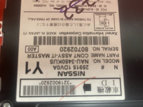 07 08 09 Infiniti M35 M45 Radio Cd Player 25915-1DV0A NI213U - Thumbnail 5