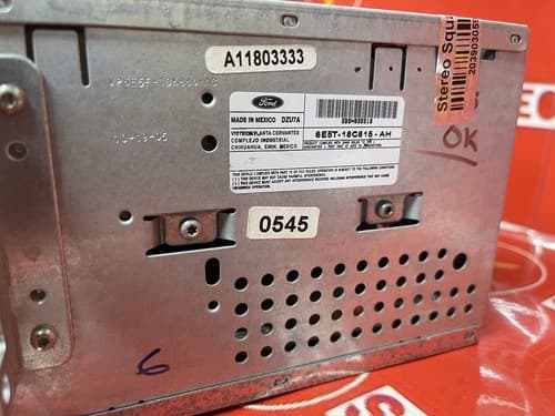 06 Ford Fusion Mercury Milan AM FM 6 CD Radio w Bluetooth 6E5T-18C815-AH FO119U - Thumbnail 5