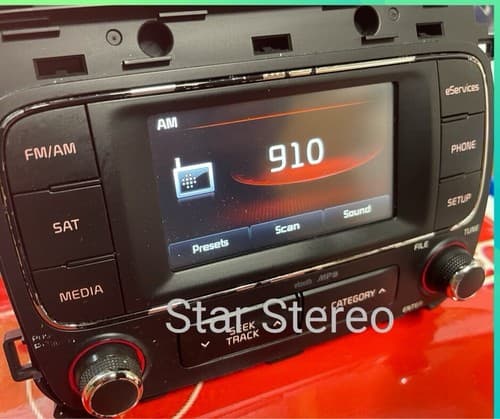 2014 - 2017 Kia Forte OEM UVO Cd. Touch Screen AM FM SAT Radio Receiver KI133AU - Thumbnail 3