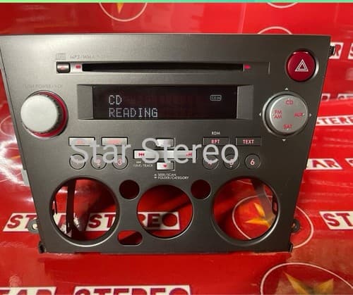 2007-2009 Subaru Legacy AM FM CD Radio Face Code P-204UN 86201AG69A SU124U - Thumbnail 2
