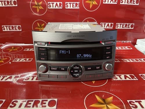 Subaru Legacy Outback Radio HD Satellite AUX Cd Player MP3 WMA PE669U1 SU101EU - Image 1