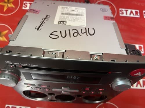 2007-2009 Subaru Legacy AM FM CD Radio Face Code P-204UN 86201AG69A SU124U - Thumbnail 4