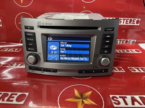 Subaru Legacy Outback Radio HD Satellite AUX Cd Player MP3 WMA PE669U1 SU101EU - Thumbnail 5