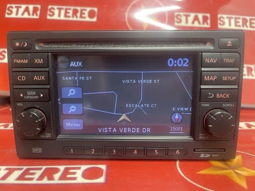 Nissan JUKE CUBE Navigation Radio CD Player AUX USB XM Rockford Fosgate NI210U - Thumbnail 2