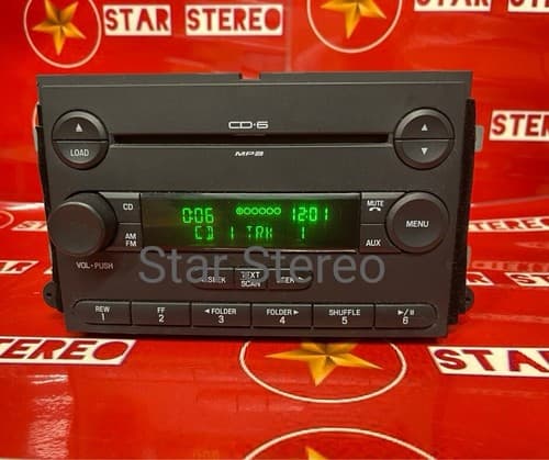 06-09 Mercury Milan Ford Fusion AM FM Mp3 6 CD Player 8E5T-18C815-AE FO120U - Thumbnail 4