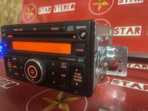 2011 NISSAN VERSA radio receiver AM-FM-6CD AUX 28185 ZW81D CY05E NI205U - Thumbnail 4