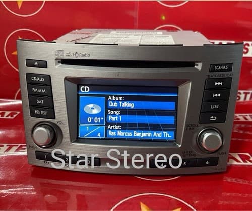 Subaru Legacy Outback Radio HD Satellite AUX Cd Player MP3 WMA PE627U1 SU101FU - Thumbnail 5