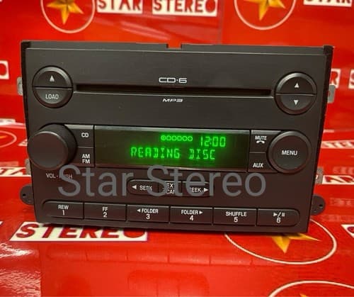 06-09 Mercury Milan Ford Fusion AM FM Mp3 6 CD Player 8E5T-18C815-AE FO120U - Thumbnail 3