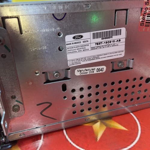 2007 Ford Fusion Sound System AM/FM MP3 CD Player Radio 7E5T-18C815-AB FO122U - Thumbnail 5