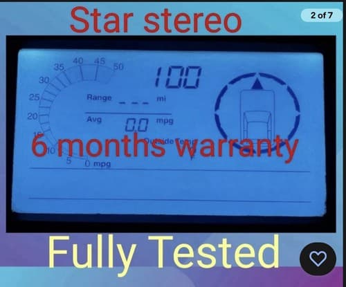 04 05 06 ACURA MDX Trip Computer Display Screen A/C Clock 78200-S3V-A220 AC111AU - Thumbnail 2