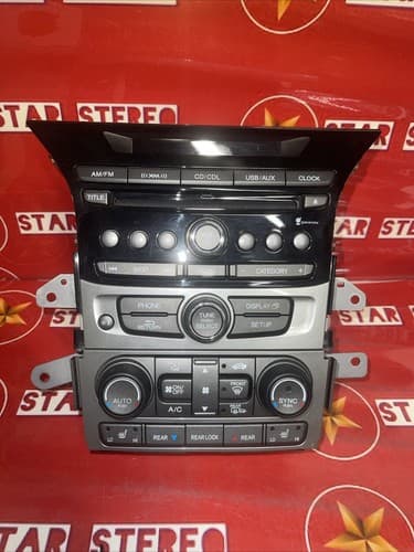 2013 2014 2015 Honda Pilot OEM Gracenote SAT XM radio CD & Climate Control HO137 - Thumbnail 3