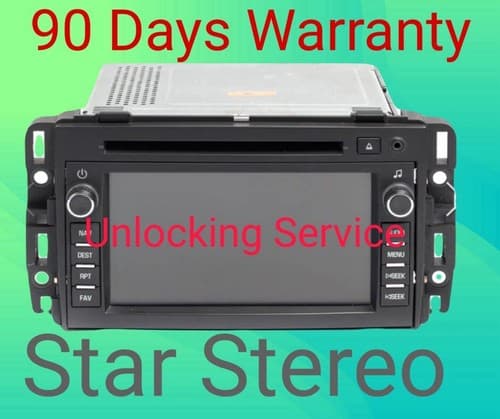 GM Chevy Chevrolet Cadillac GMC Navigation GPS Radio Unit UNLOCKING SERVICE - Image 1