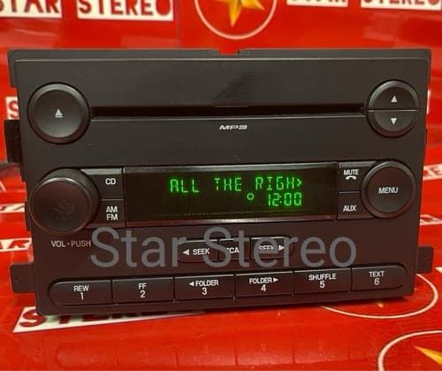 06-07 Ford Focus AM FM Receiver Single Disc CD Player 6S4T-18C869-BD FO140U - Thumbnail 3
