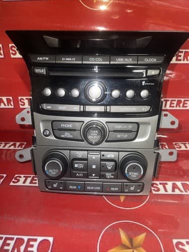 2013 2014 2015 Honda Pilot OEM Gracenote SAT XM radio CD & Climate Control HO137 - Thumbnail 5