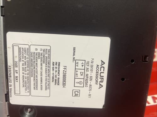 05 06 ACURA MDX Radio Stereo Receiver CD Player XM 39101-S3V-A070 OEM AC107AU - Thumbnail 6