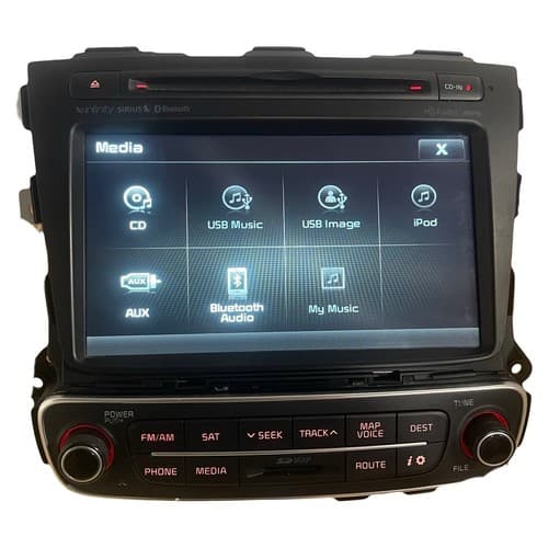 2014 2015 Kia Sorento OEM Infinity Navigation CD MP3 Sirius Bluetooth radio - Thumbnail 6