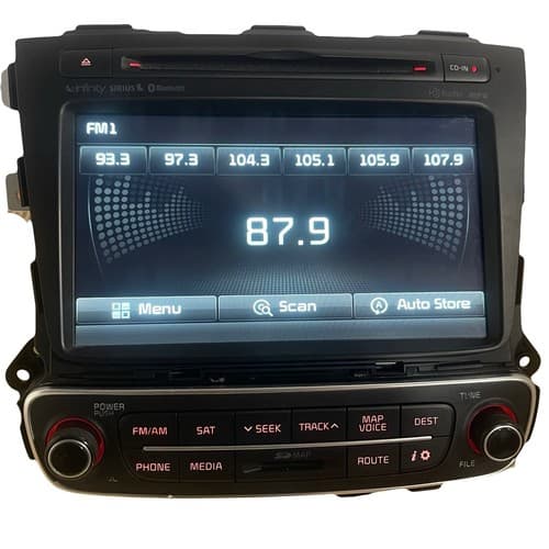 2014 2015 Kia Sorento OEM Infinity Navigation CD MP3 Sirius Bluetooth radio - Thumbnail 5