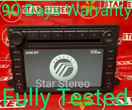 2005-2009 FORD 500 FUSION NAVIGATION GPS RADIO STEREO 8E5T-18K931-EA FO131U - Image 1