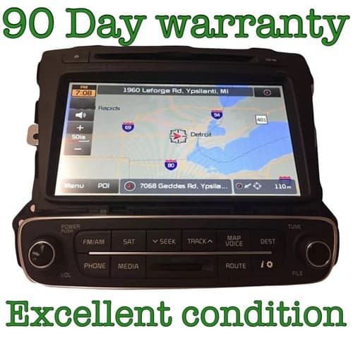 2014 2015 Kia Sorento OEM Infinity Navigation CD MP3 Sirius Bluetooth radio - Image 1