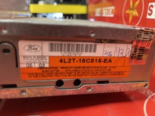 2002-2005 Ford Explorer XLT XLS Single CD AM FM 4L2T-18C815-EA OEM FO137U - Thumbnail 4