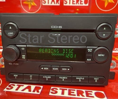 Radio Unit Am/fm Radio 6 Disc Cd Ford F-250 Super Duty 6F9T-18C815-BC FO103U - Thumbnail 3