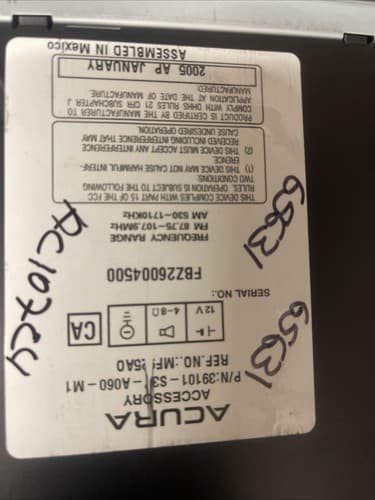 05 06 ACURA MDX Radio Stereo Receiver CD Player XM 39101-S3V-A070 OEM AC107CU - Thumbnail 5