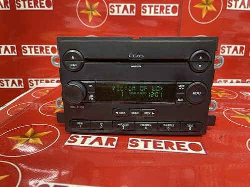 Radio Unit Am/fm Radio 6 Disc Cd Ford F-250 Super Duty 6F9T-18C815-BC FO103U - Thumbnail 2