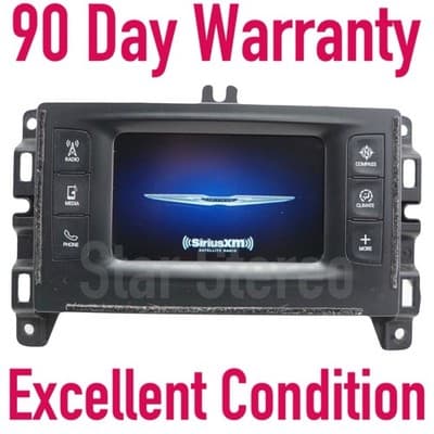 2015 - 2016 Chrysler 200 OEM RA2 VP2 Touch Screen Bluetooth SAT Media Reciever - Image 1