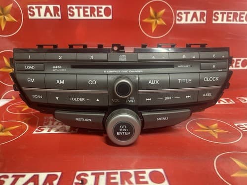 2010-2012 Honda Accord AM FM Radio 6 CD MP3 Player 39100-TA0-A311-M1 3BAB HO142U - Thumbnail 3