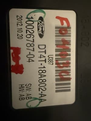 2013 Ford Edge Radio AC Heat Temperature Control Panel OEM DT4T18A802AA FO405U - Thumbnail 5