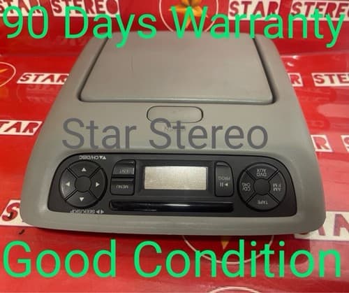 03 04 2003 HONDA PILOT ODYSSEY REAR OVERHEAD MONITER GRAY 39460-S9V-A010 HO134U - Thumbnail 2