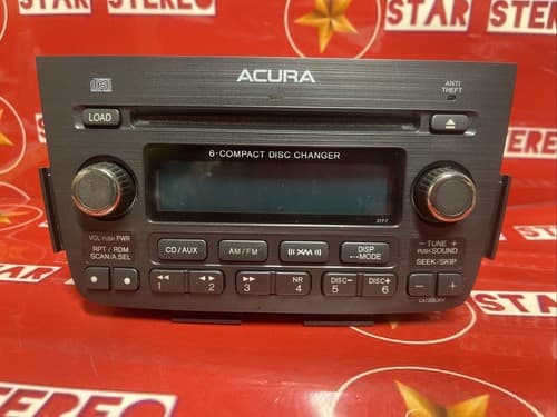 05 06 ACURA MDX Navigation System Radio 6 CD Player 39100-S3V-A250 AC105DU - Thumbnail 3