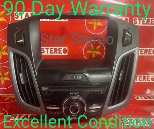 2012- 2014FORD FOCUS SONY NAVIGATION MP3 DISPLAY SCREEN SYNC 2 FACE CONTROL OEM - Thumbnail 2
